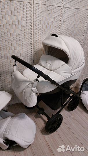 Коляска Indigo 3в1 Экокожа