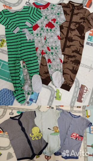 Слипы, ромперы, брифы Carter's