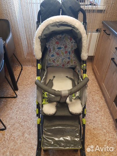 Детские санки коляска на колесах