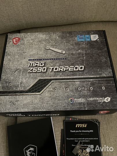 Материнская плата MSI mag z590 torpedo