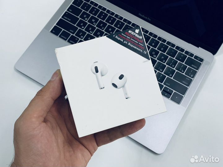 Airpods 3. Оригинал. Евротест
