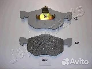 Колодки торм. дисковые pa322af Japanparts