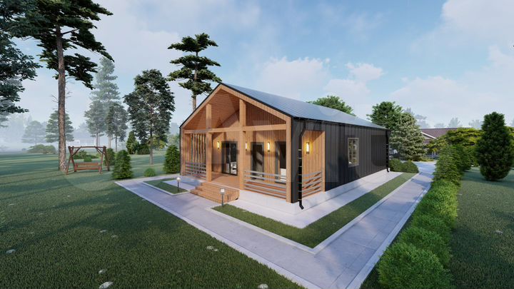 Дом 106 м² на участке 6 сот.