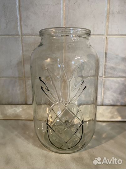 Банки с рисунком 1,5 л СССР