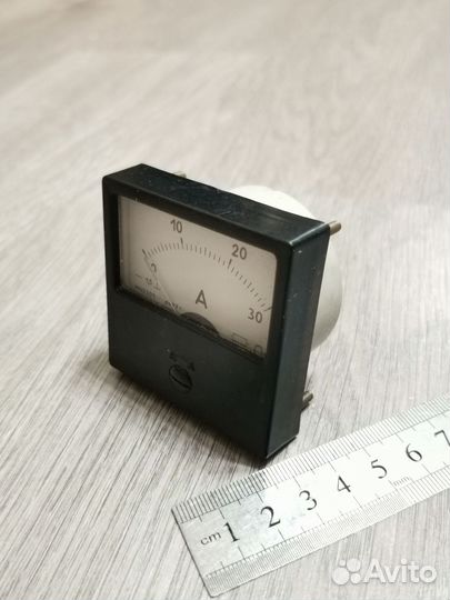 Стрелочный амперметр СССР 0-30А