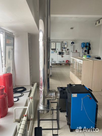 Котел твердотопливный