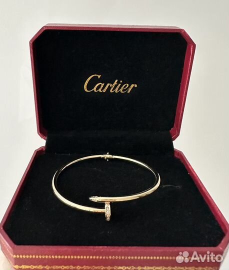 Браслет золотой cartier гвоздь