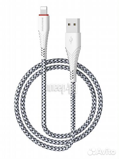 Borofone BX25 Powerful USB - Lightning 3A 1m W