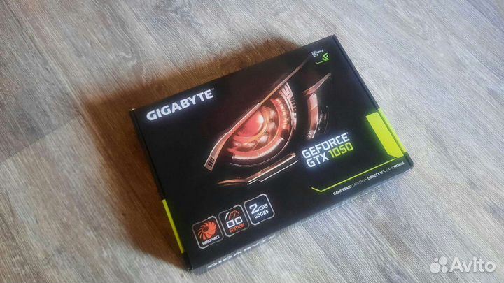 Коробка от видеокарты GTX 1050