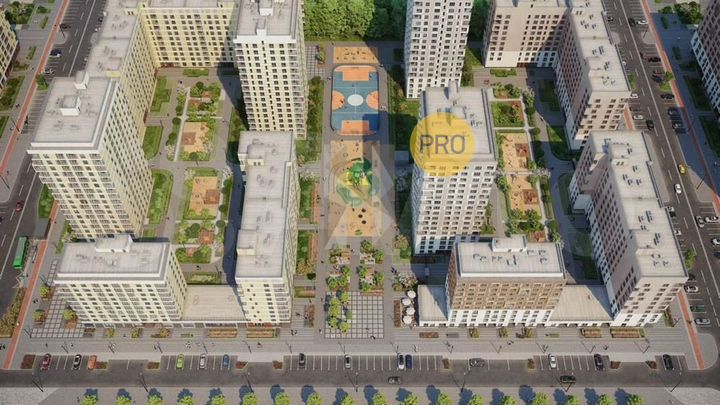 2-к. квартира, 65 м², 3/15 эт.