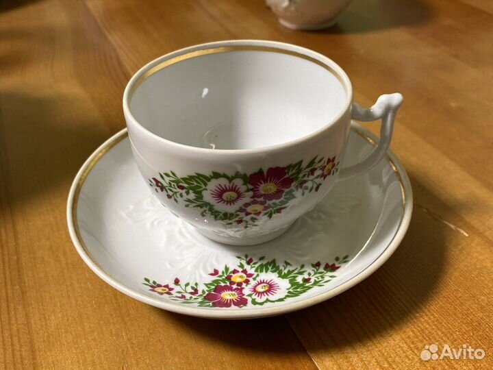 Сервиз чайный дмитровский фарфоровыф завод