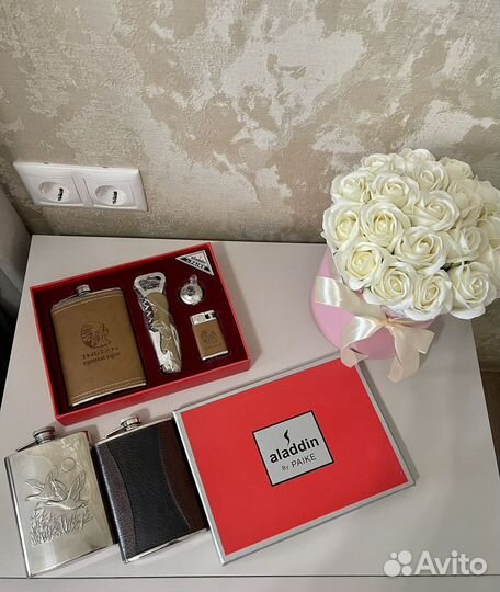 Фляжка для алкоголя подарочная, s.quire