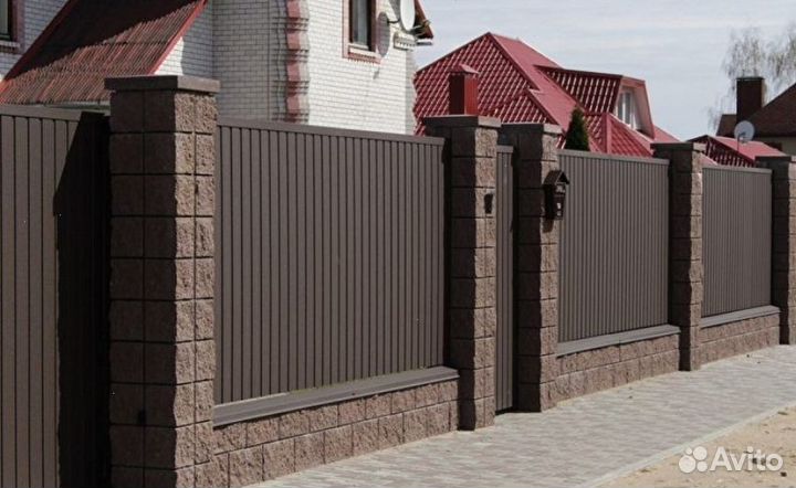 Ворота откатные с подушкой