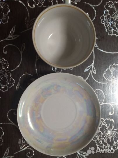 Чашка с блюдцем Полонное-Песочное