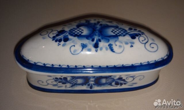 Шкатулка гжель ручная работа