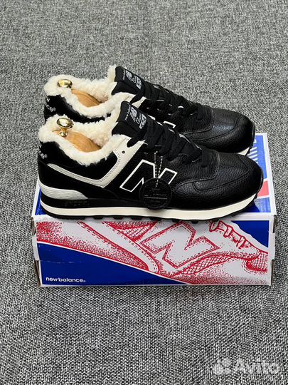 Кроссовки new balance 574 зимние