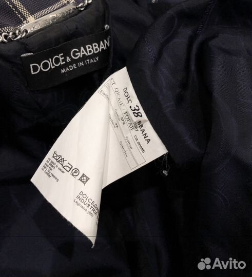 Плащ dolce&gabbana оригинал 1 линия бу