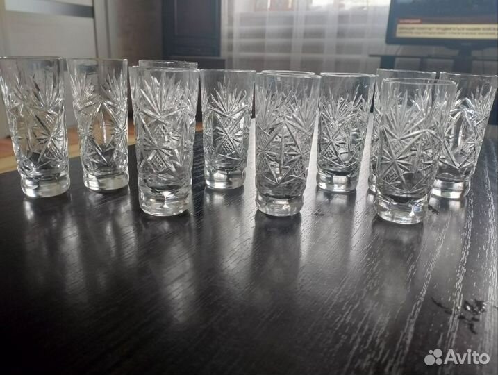 Рюмки хрусталь СССР