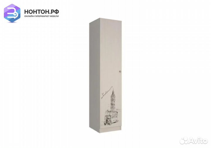 Пенал Мийа-3А ясень шимо светлый / фотопечать горо