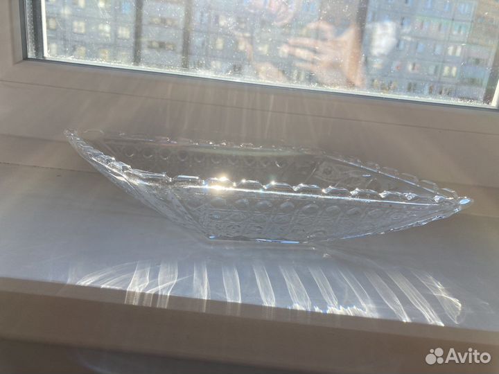 Ваза хрустальная