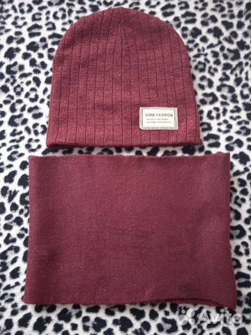 Комплект шапка и снуд для девочки