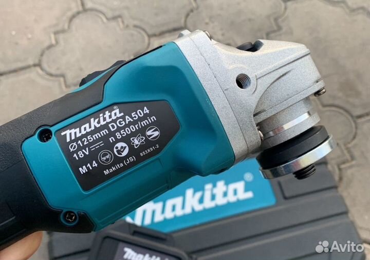 Аккумуляторная болгарка makita 125мм