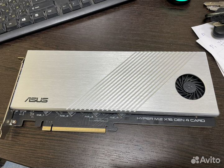 Asus hyper m2 x16 gen 4.0 card