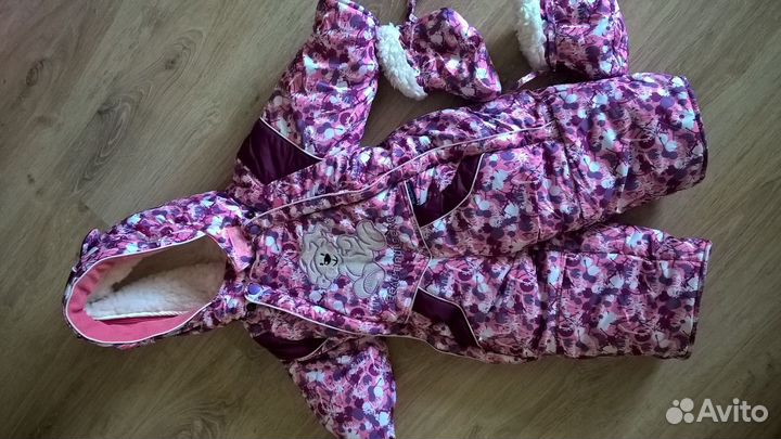 Зимний комбинезон для девочки