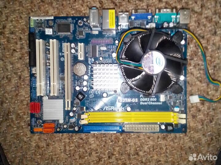 Материнская плата с процессором intel