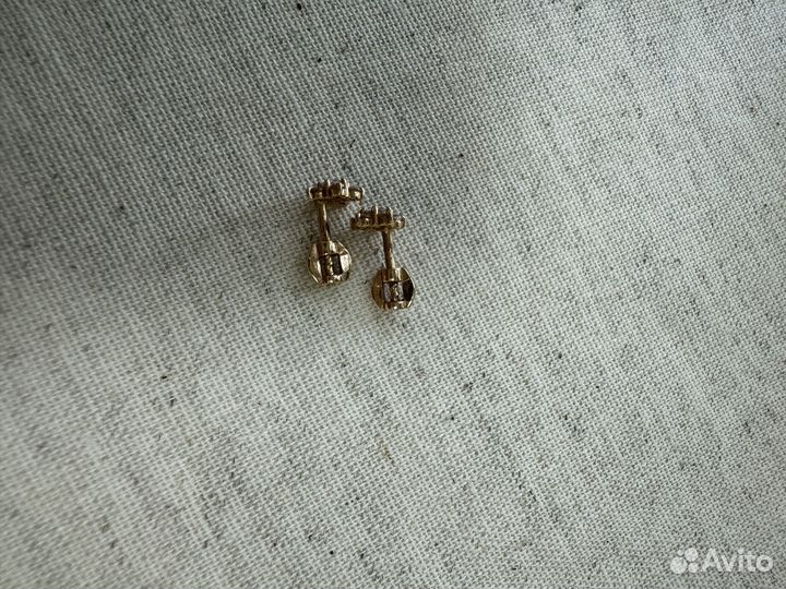 Серьги золото 585