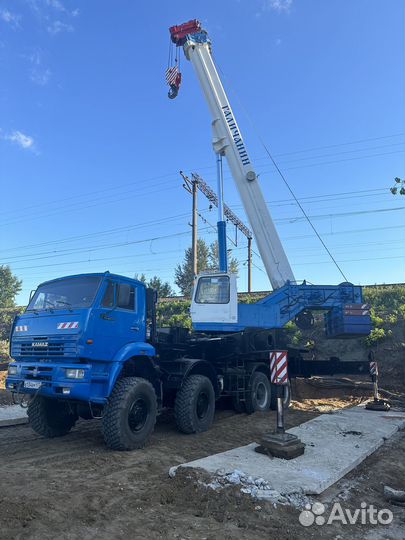 Аренда и услуги автокрана-вездехода, 44 м, с гуськом 17 м