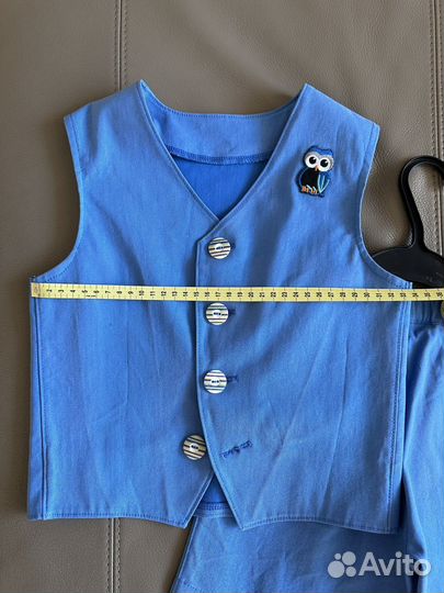 Костюм в садик - шорты и жилет