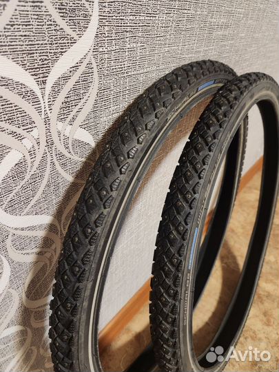Зимние шипованные шины 26 schwalbe велосипед