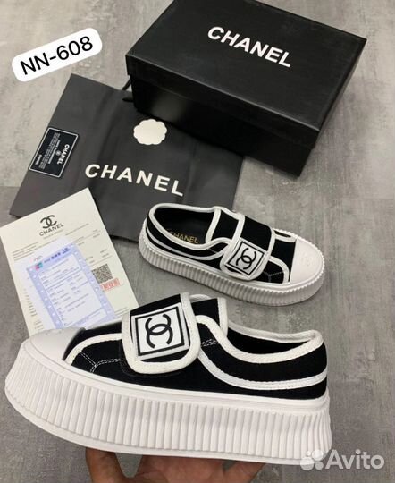 Кеды слипоны женские Chanel