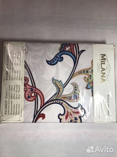 Комплект постельного белья евро