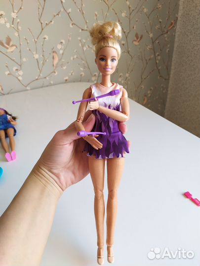 Кукла Барби barbie безграничные движения гимнастка