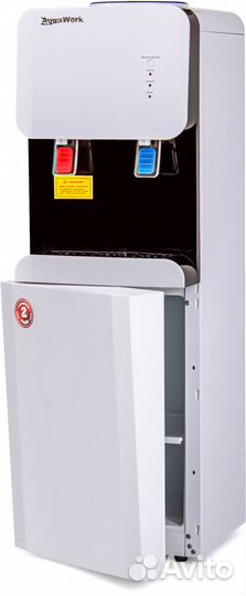 Кулер для воды Aqua Work 105-LKR бело-черный со шк