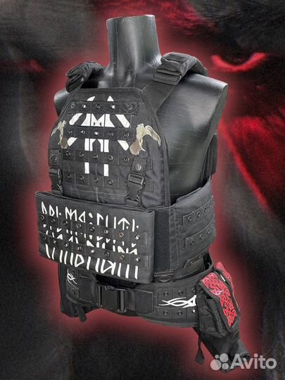 Бронежилет плитник черный