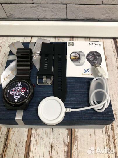 Смарт часы GT 3 MAX ultra + 2 ремешка в комплекте