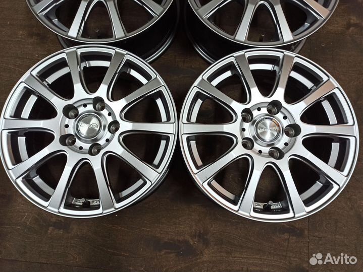 Диски 15 5х114,3 ET43 графит из Японии