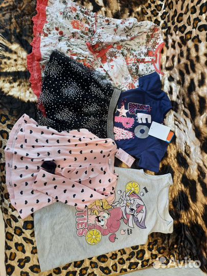 Пакет вещей на девочку 110.новые и б/у