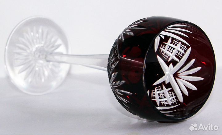 St Saint Louis цветной хрусталь фужер 20.5см антик