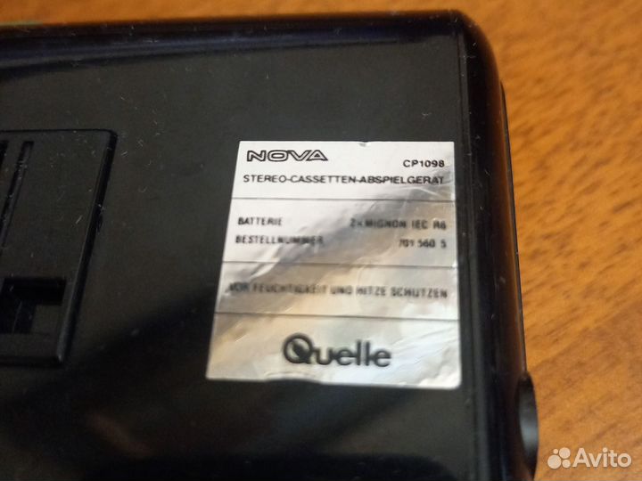 Кассетный плеер nova