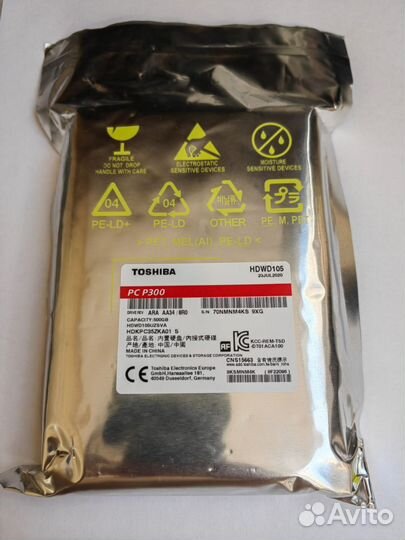 Жесткий диск toshiba