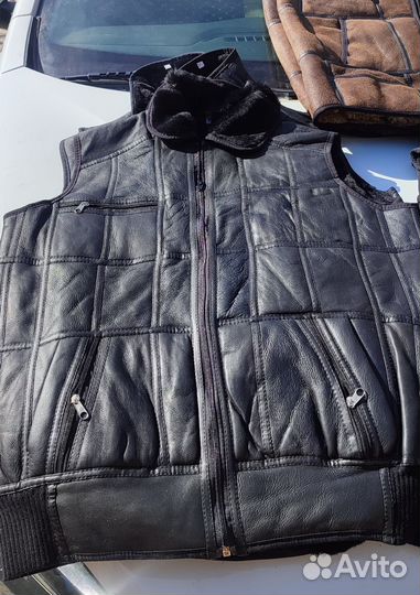 Жилетки из овчины