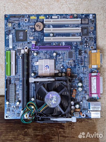 Материнская плата Gigabyte проц озу