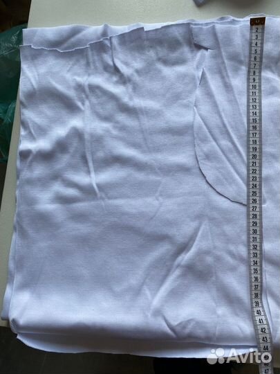 Ткань кашкорсе 300гр/м белое