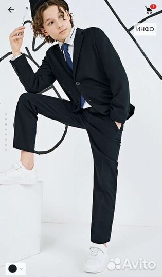 Костюм пиджак и брюки ostin, 152 р