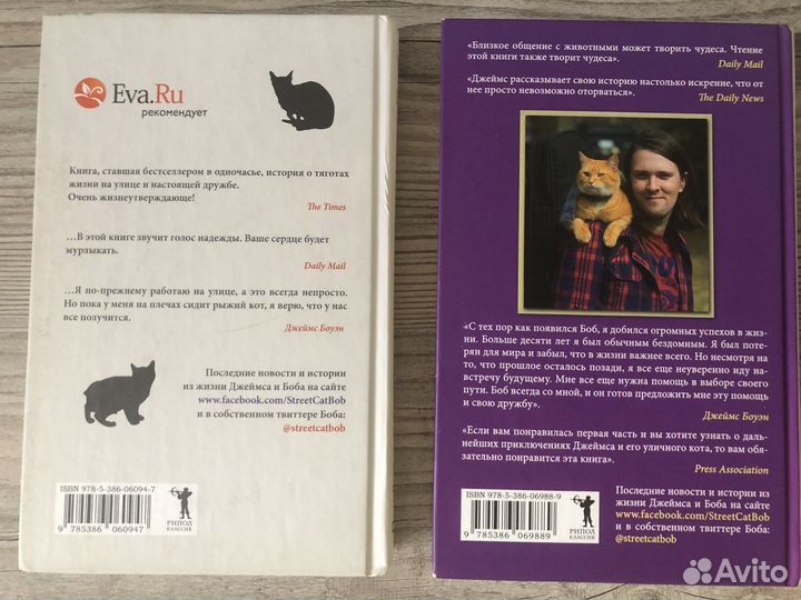 Книга про кота Боба