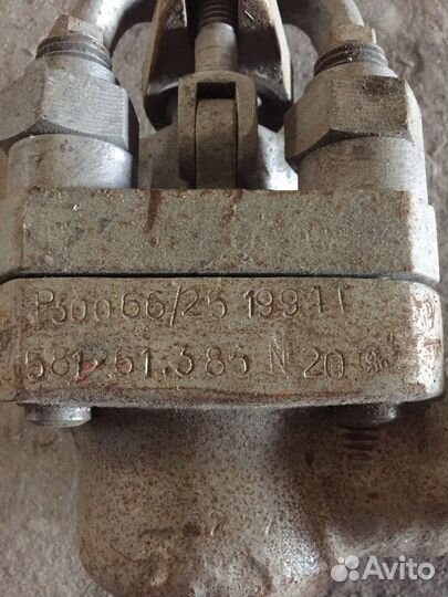 581-61.385 Клапан запорный угловой для парового котла